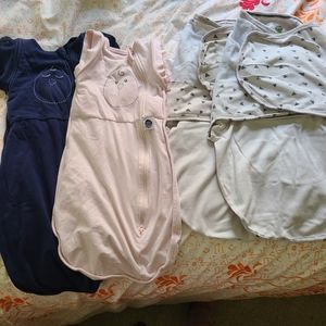4 Nested bean swaddles